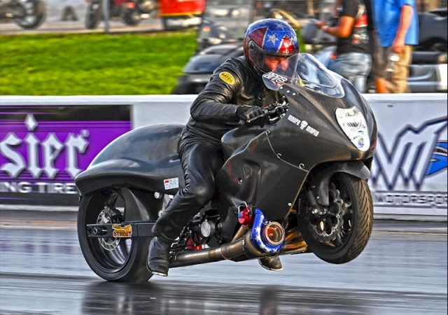 Pro Street Hayabusa Wheelie