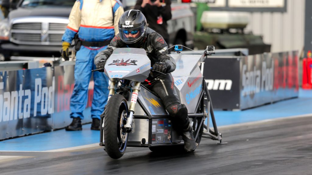 Hans-Henrick Thomsen Electric Drag Bike