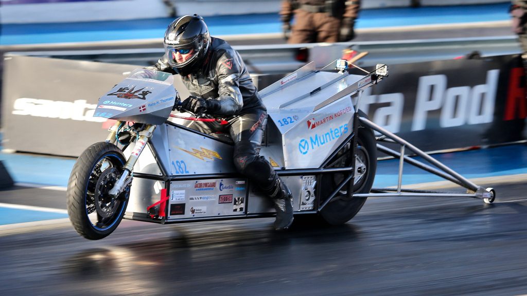 Hans-Henrick Thomsen Electric Drag Bike