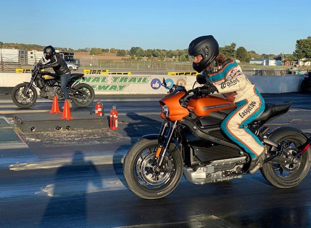 Harley Live Wire Drag Racing