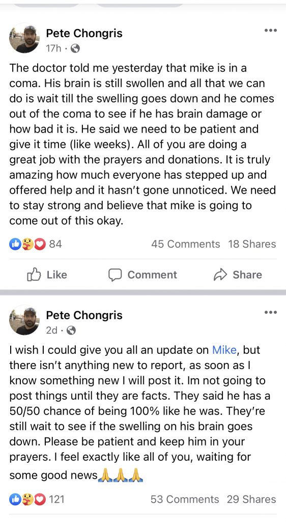 Mike Chongris update