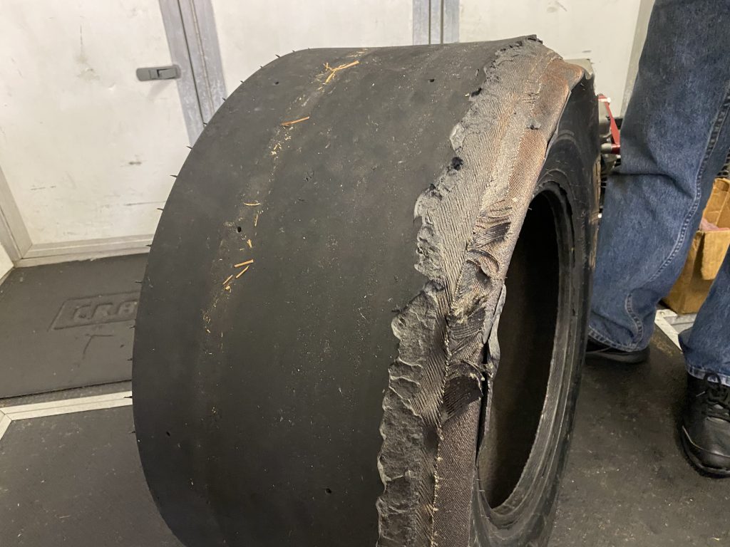 Terry Schweigert Turbo Tire Failure