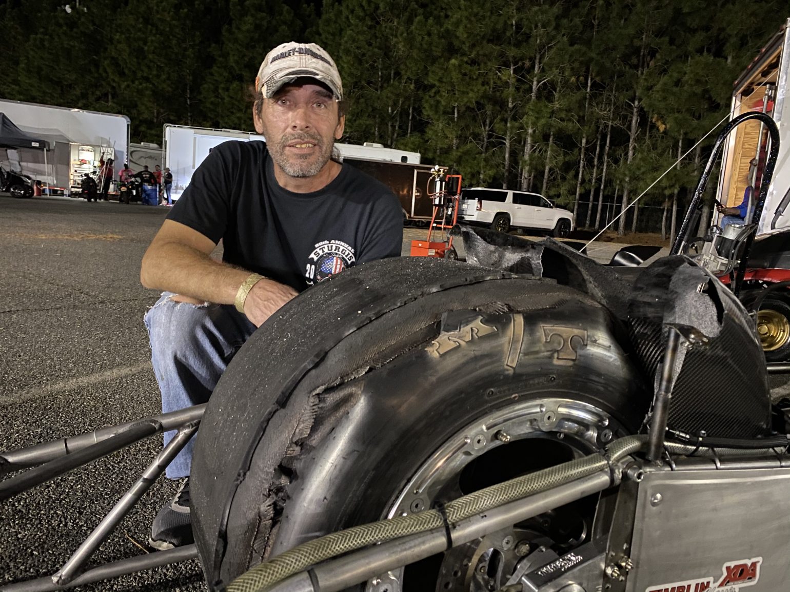 Dan “The Man” Wagner Explains Turbo Tire Problem – Drag Bike News
