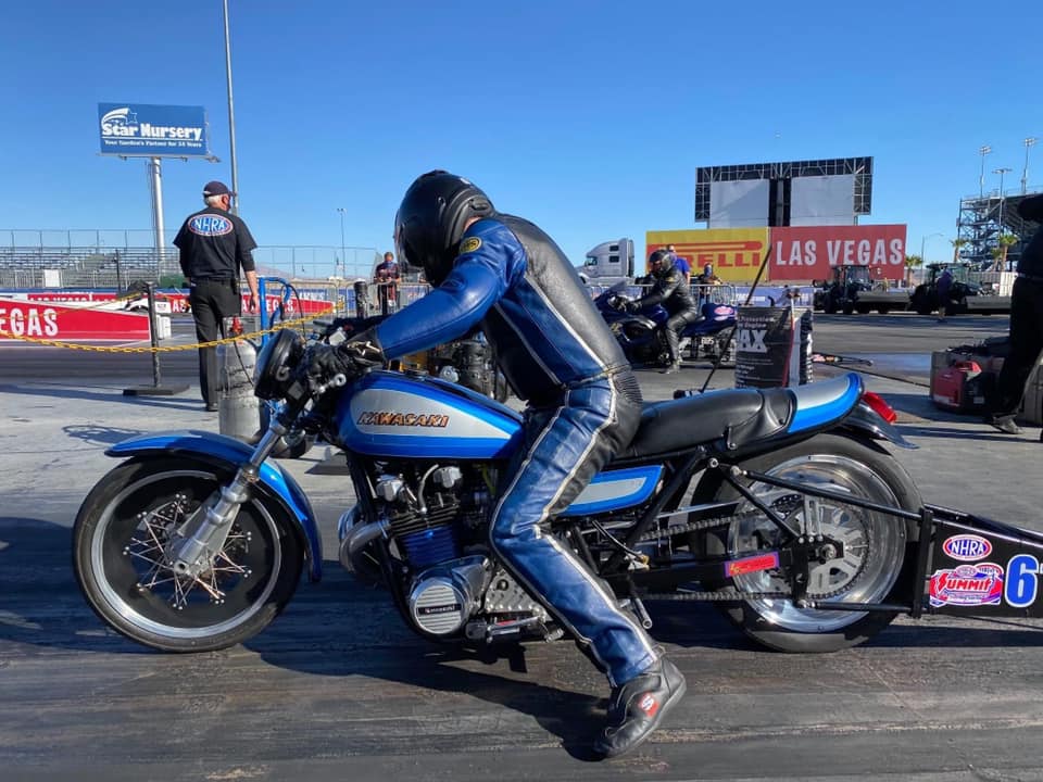 Kawasaki KZ drag bike