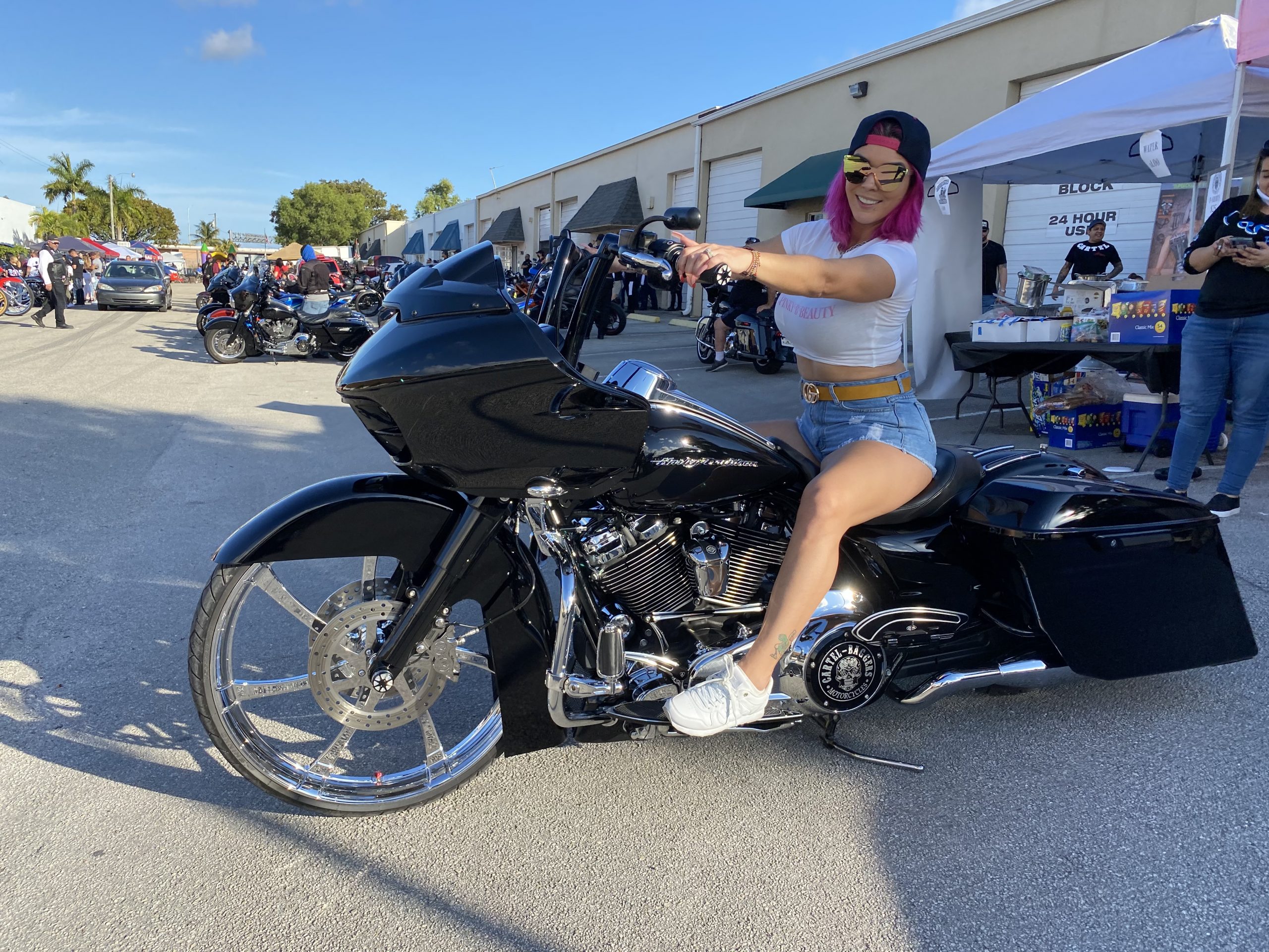 Female Bagger Rider