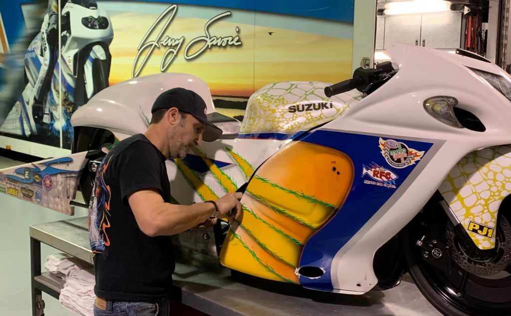 NHRA Pro Stock Suzuki Hayabusa Body