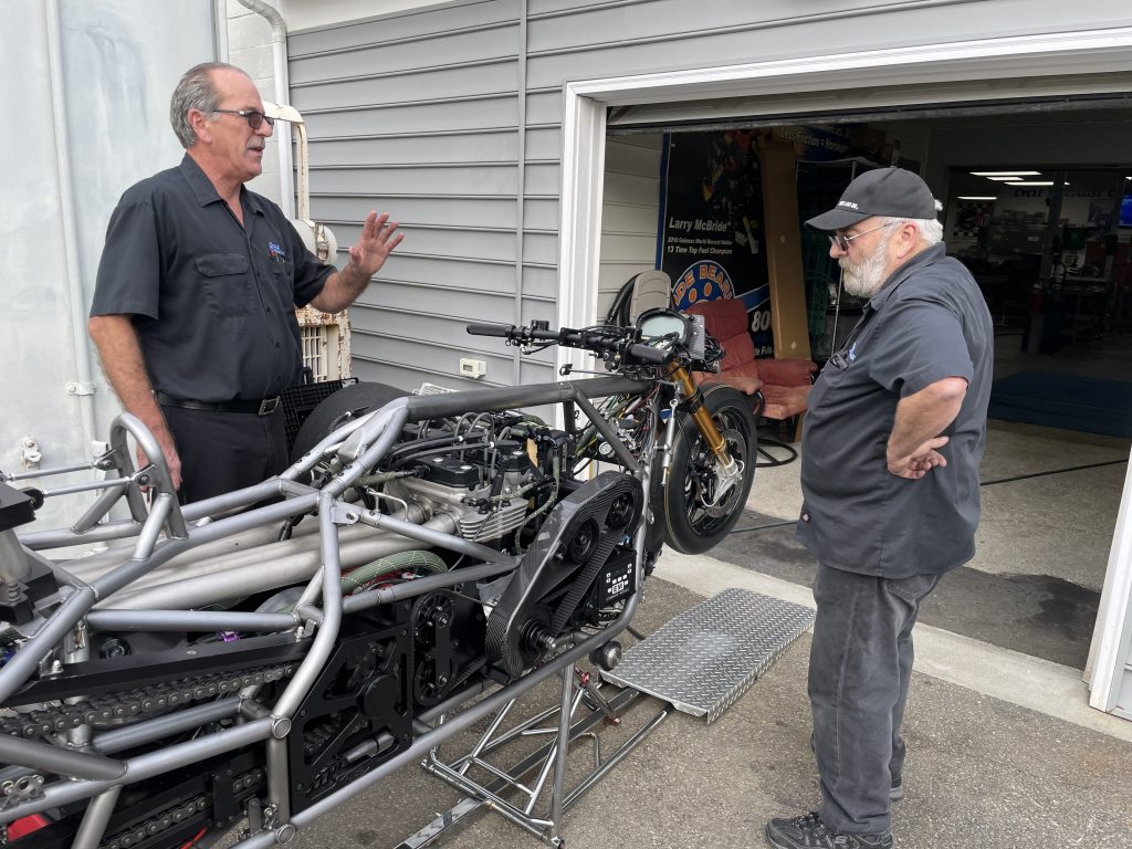 Larry and Steve McBride Top Fuel Motorcycle build