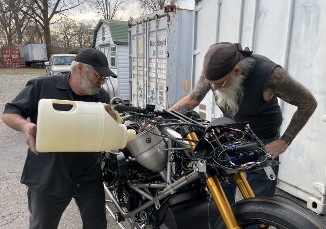 Larry and Steve McBride Top Fuel Motorcycle build