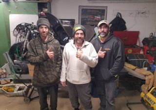 Mike Chongris and brothers