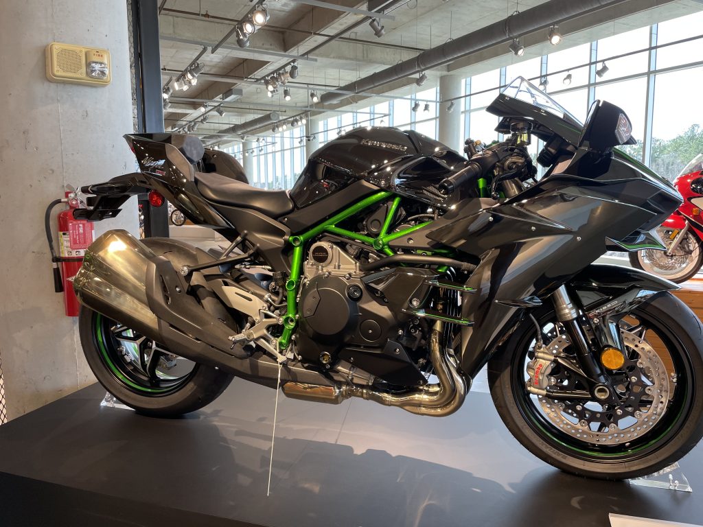 Modern Kawasaki H2 Supercharged Bike