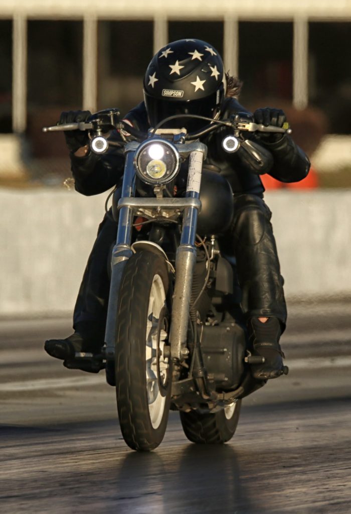 Queen Harley Drag Bike Racer
