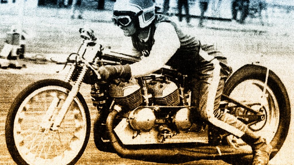 Vintage Motorcycle Drag Racing