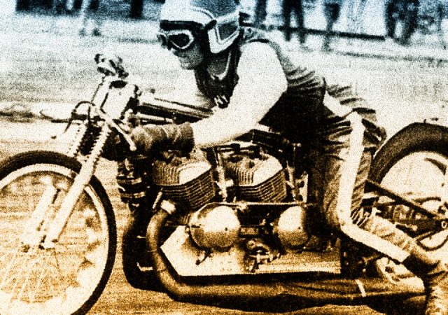 Vintage Motorcycle Drag Racing
