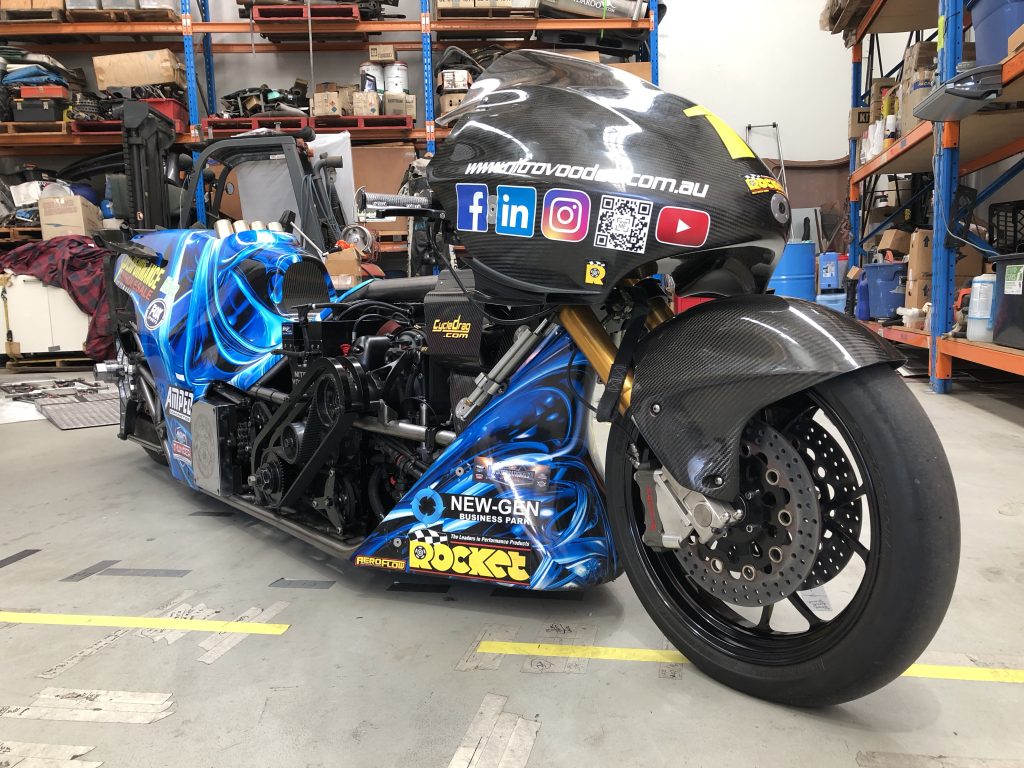 Chris Matheson Top Fuel Motorcycle