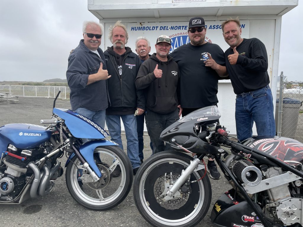 Craig Brown Hayabusa drag bike winners circle