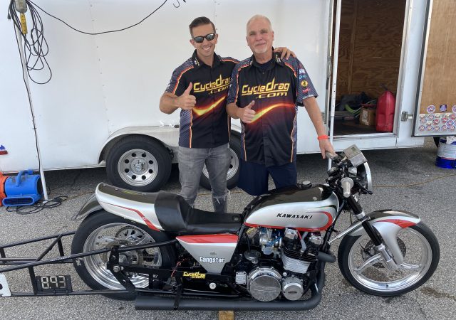 Jack Korpela, Ronnie Woodall, KZ Drag Bike