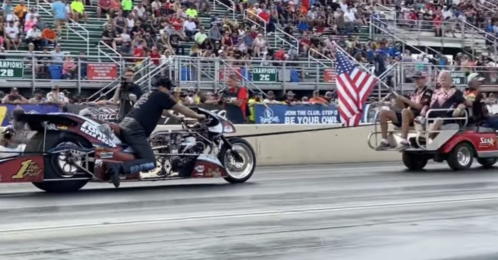 Mitch Brown Top Fuel Motorcycle Parade