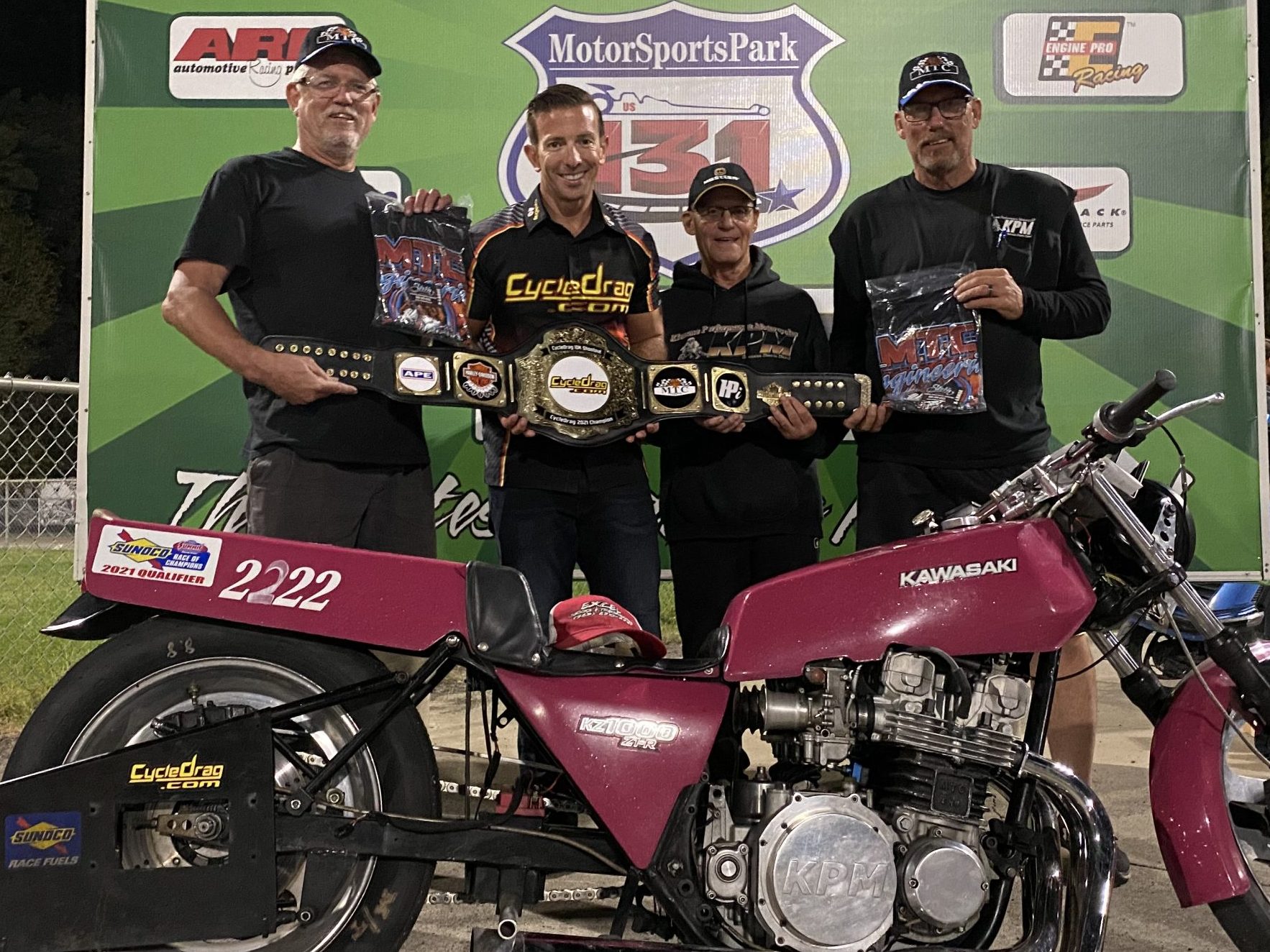 Tom Klemme Kawasaki Z1R Winner's Circle