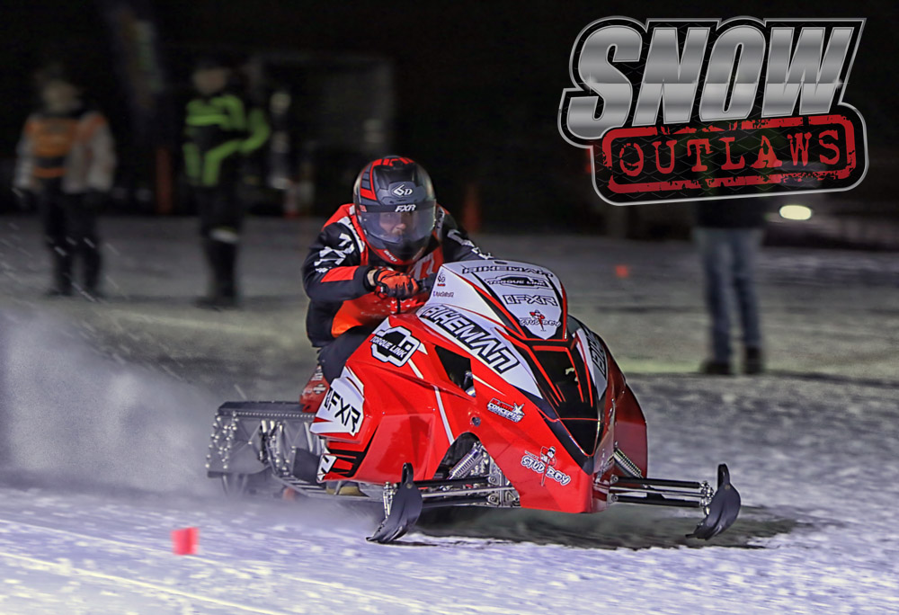 Kyle Shilts Snowmobile Drag Racing