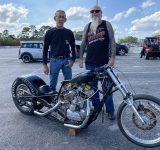 Guy Glover, Vintage Harley Drag Bike