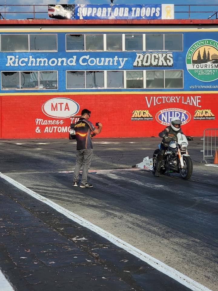 Rockingham Dragway Motorcycle racing