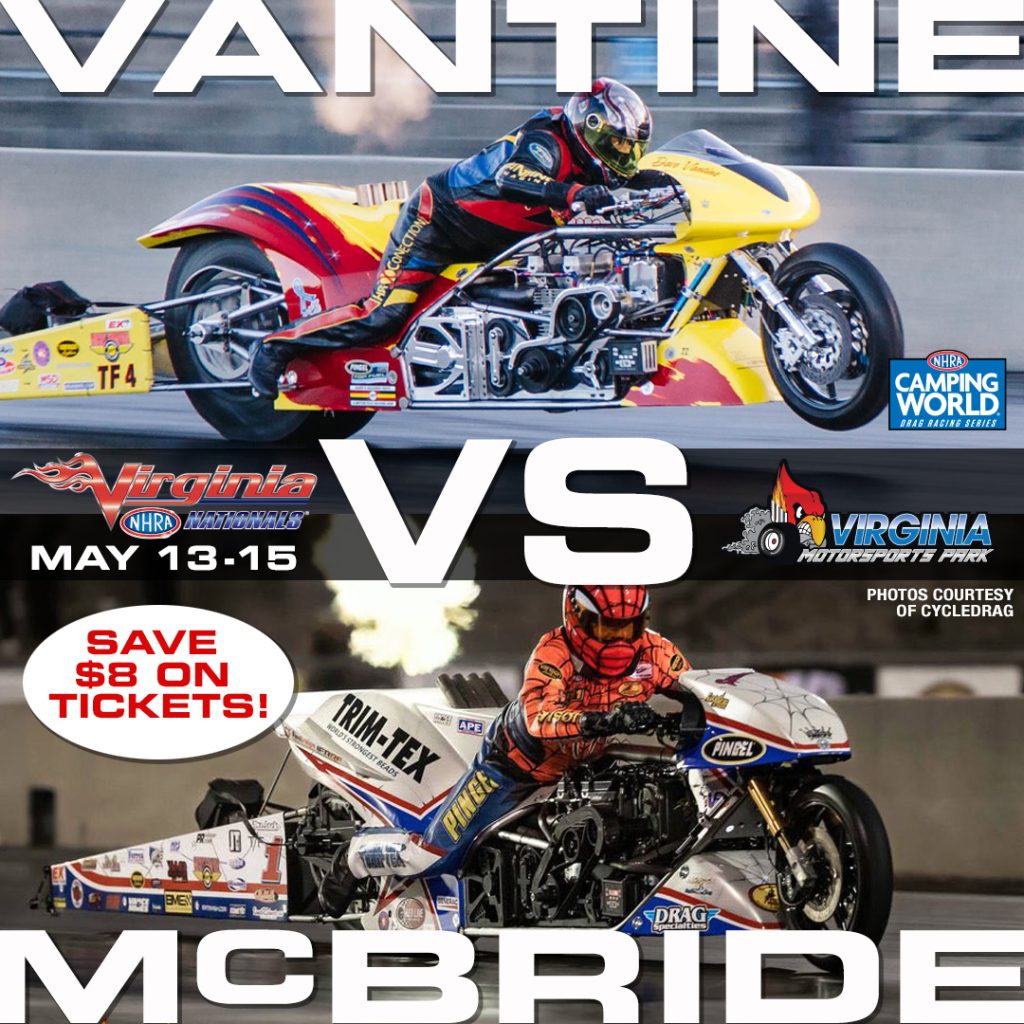 Larry McBride vs. Dave Vantine NHRA