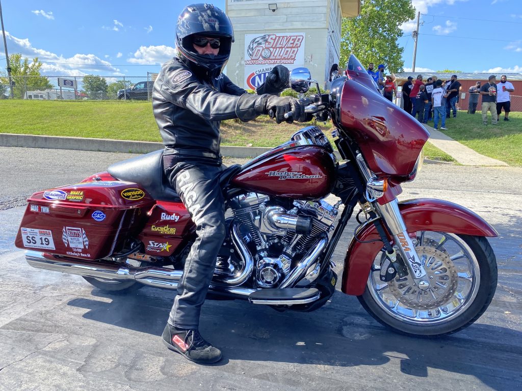Chuck Ragan Harley Drag Bike