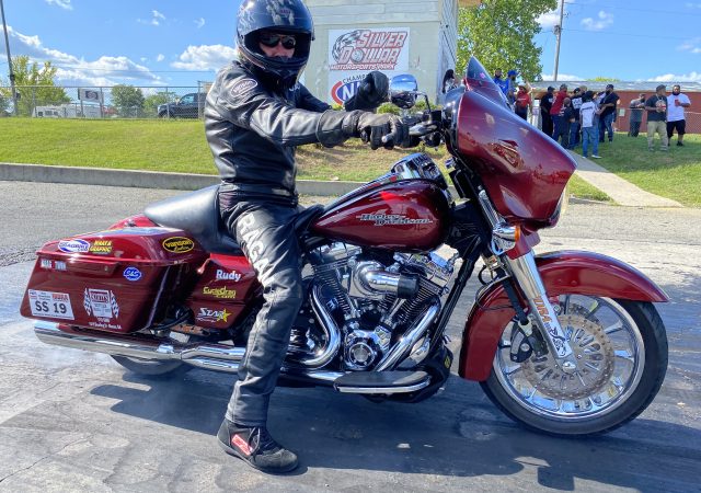 Chuck Ragan Harley Drag Bike