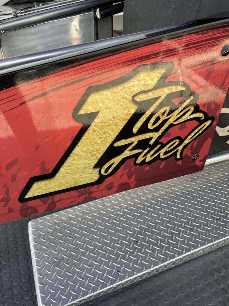 Mitch Brown's Wheelie Bars and his Giant No. 1