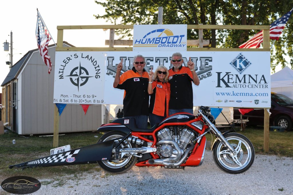 Harley drag racing winners V Rod