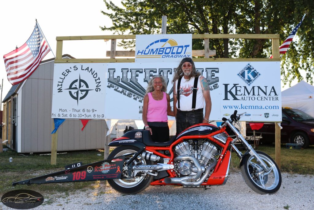 Harley drag racing winners