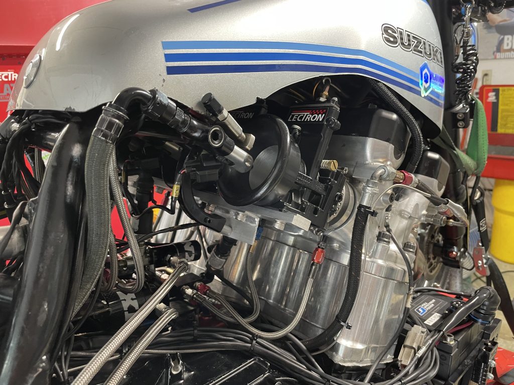 Brad Mummert Suzuki GS Drag bike