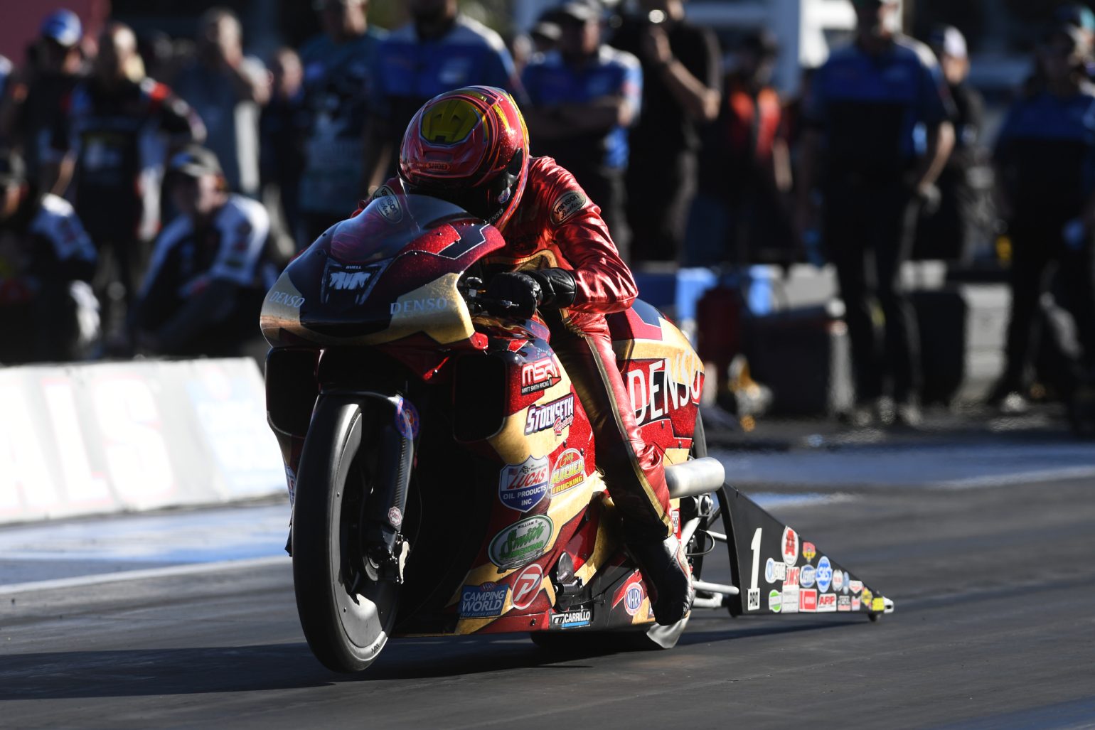 Matt Smith Takes Top Spot in Opening Vegas Qualifying Drag Bike News