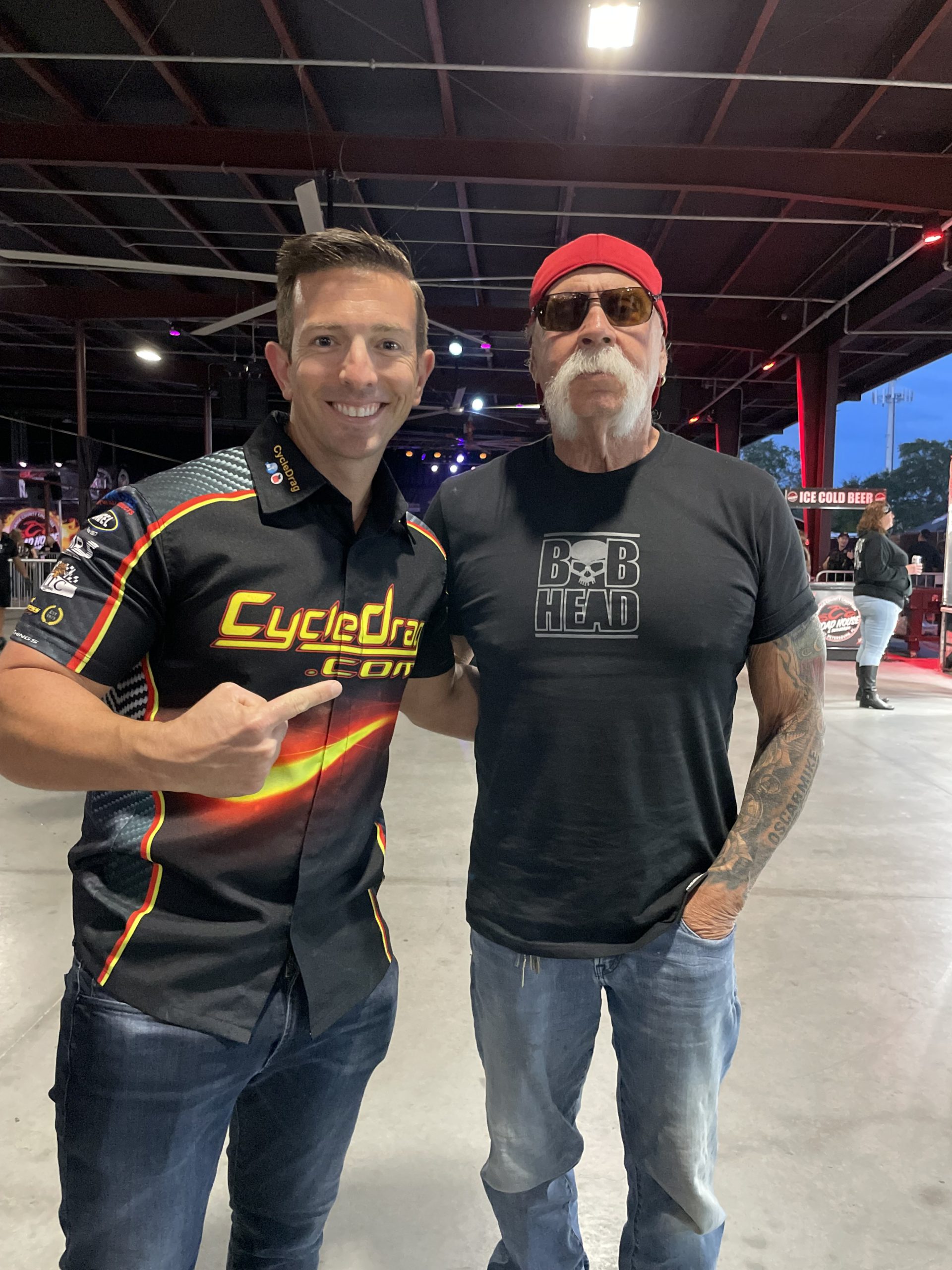 Jack Korpela and Paul Teutul Sr.