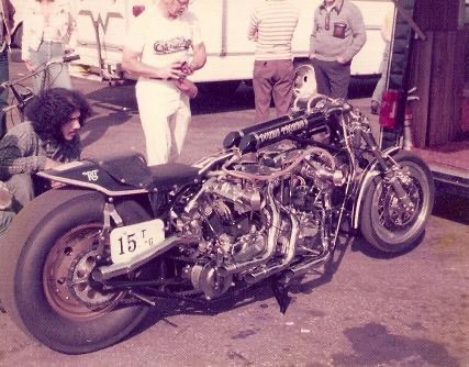 Roland Stuart Double Engine Drag Bike