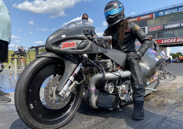 Chris Garner Jones Turbo Drag Bike