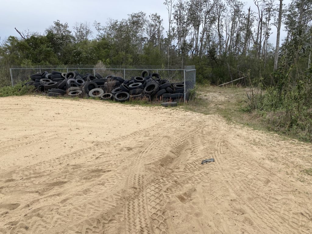 North Florida Motorplex Sand trap