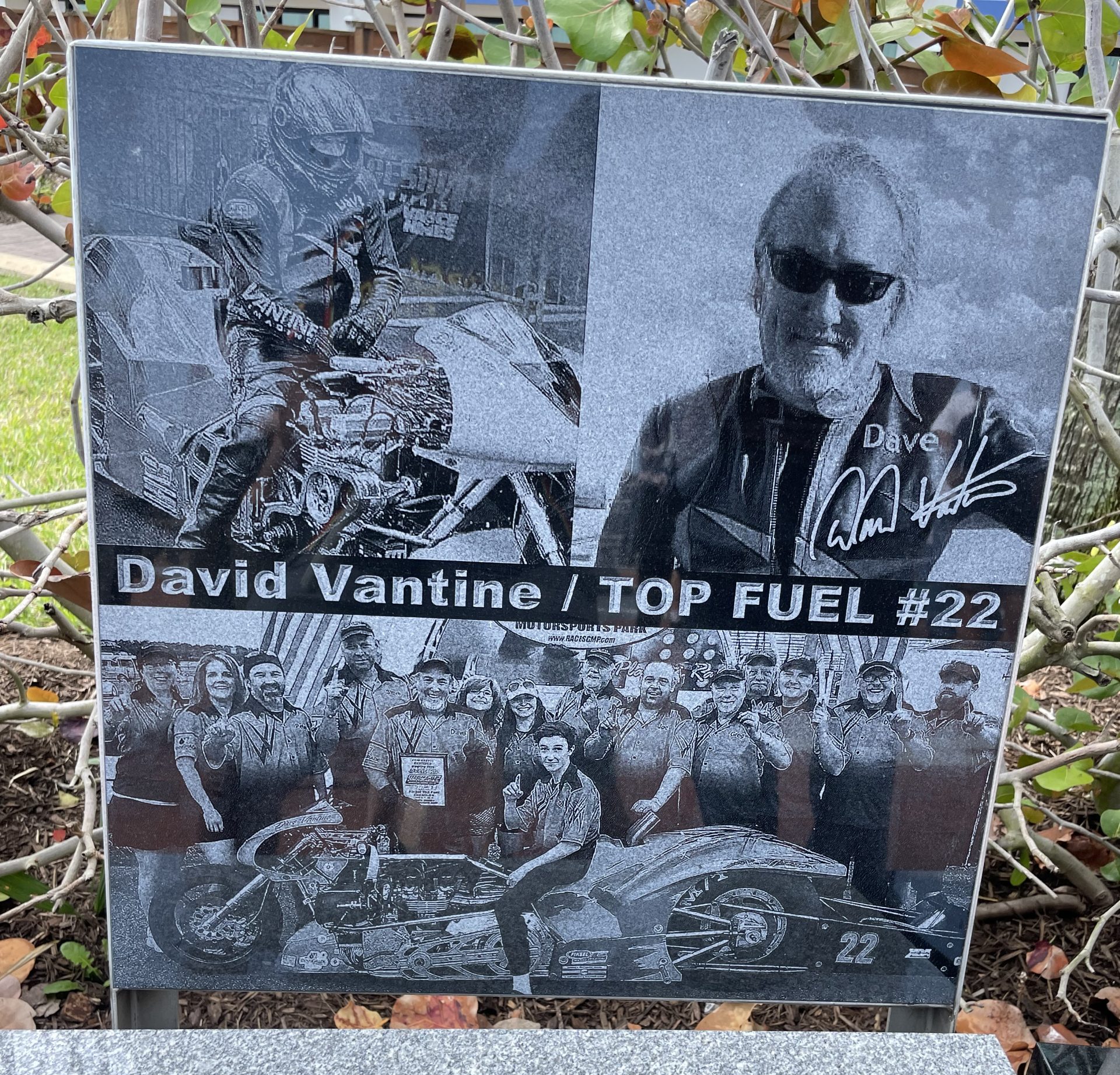 Dave Vantine Daytona 200 Monument