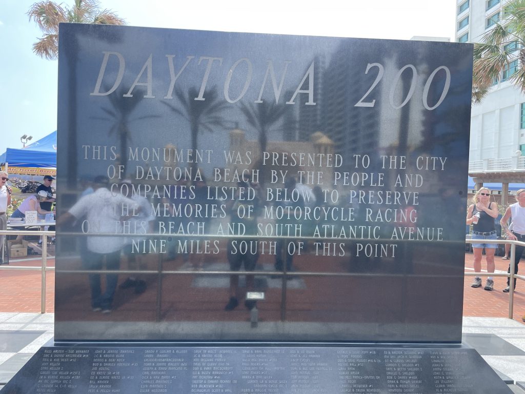 Daytona 200 Monument
