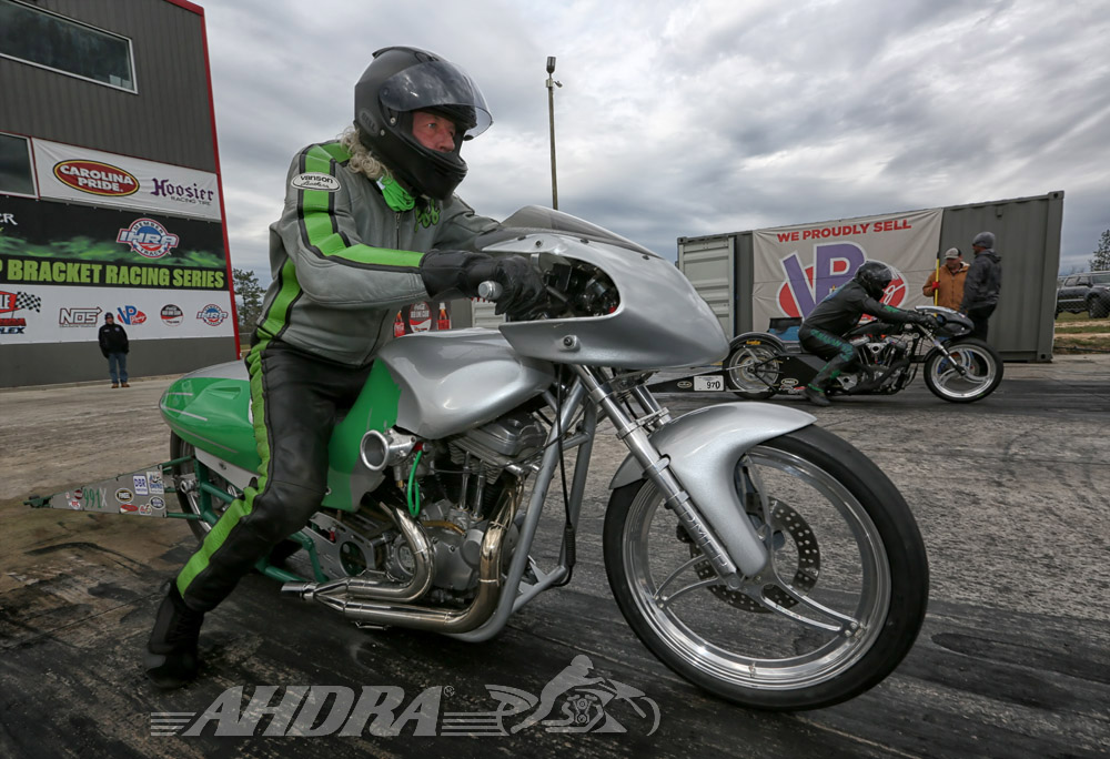 Harley Sportsman Drag Bike Racer