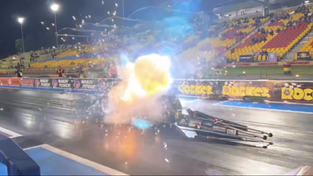Top Fuel Motorcycle Gone Wrong
