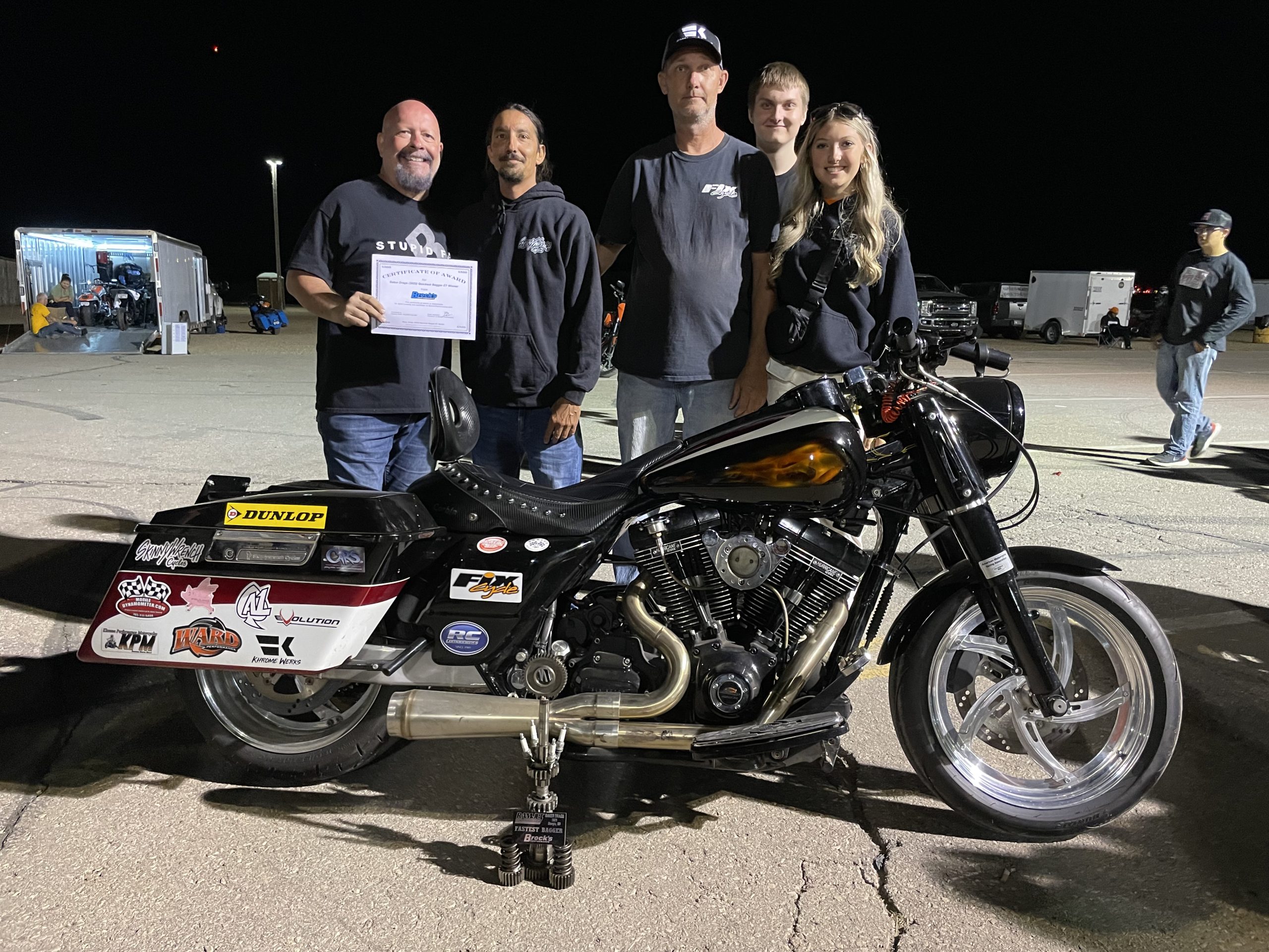 Baker Drive Train Race, Brock Davidson, Brock's Performance