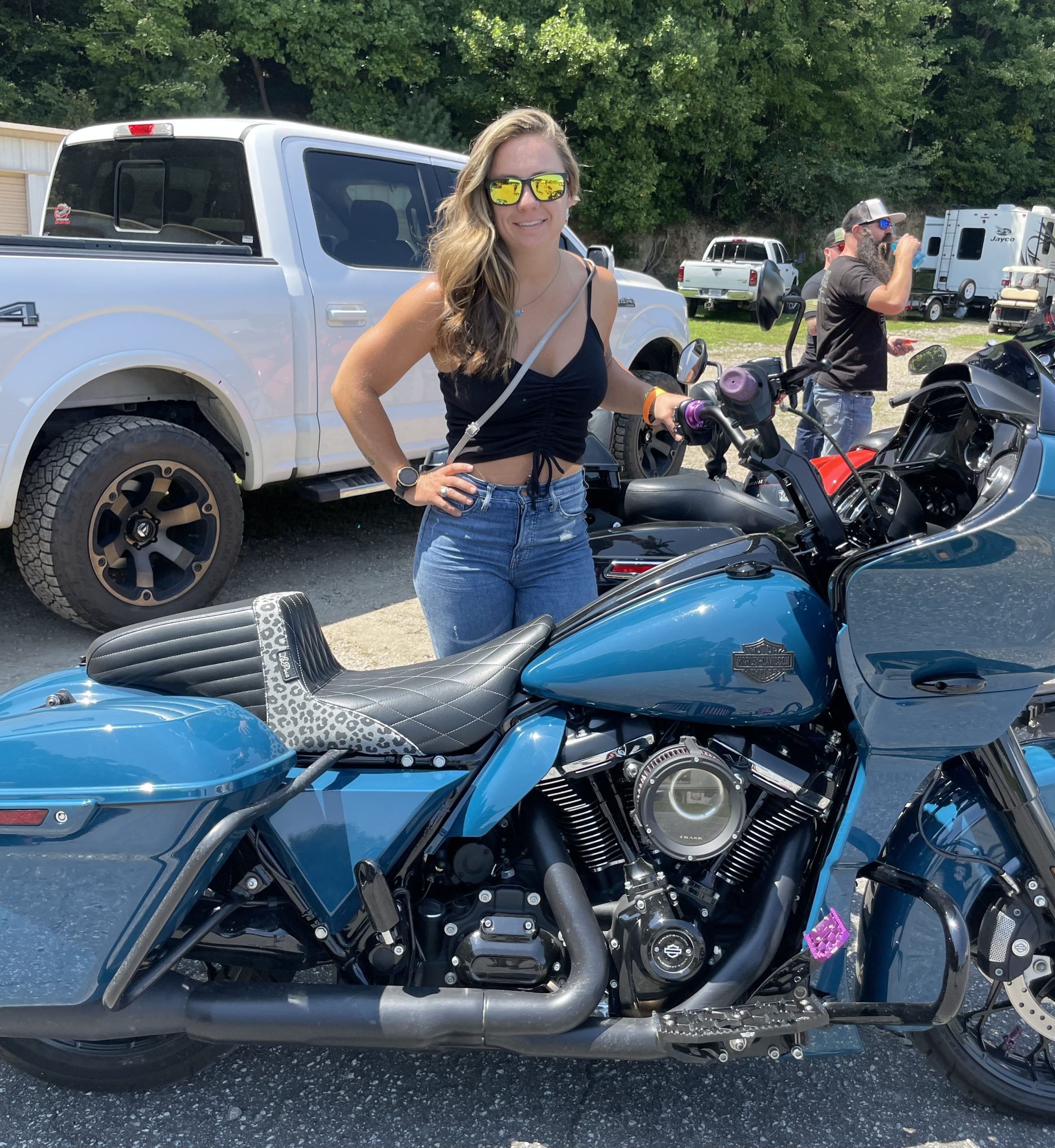 Female Harley Rider