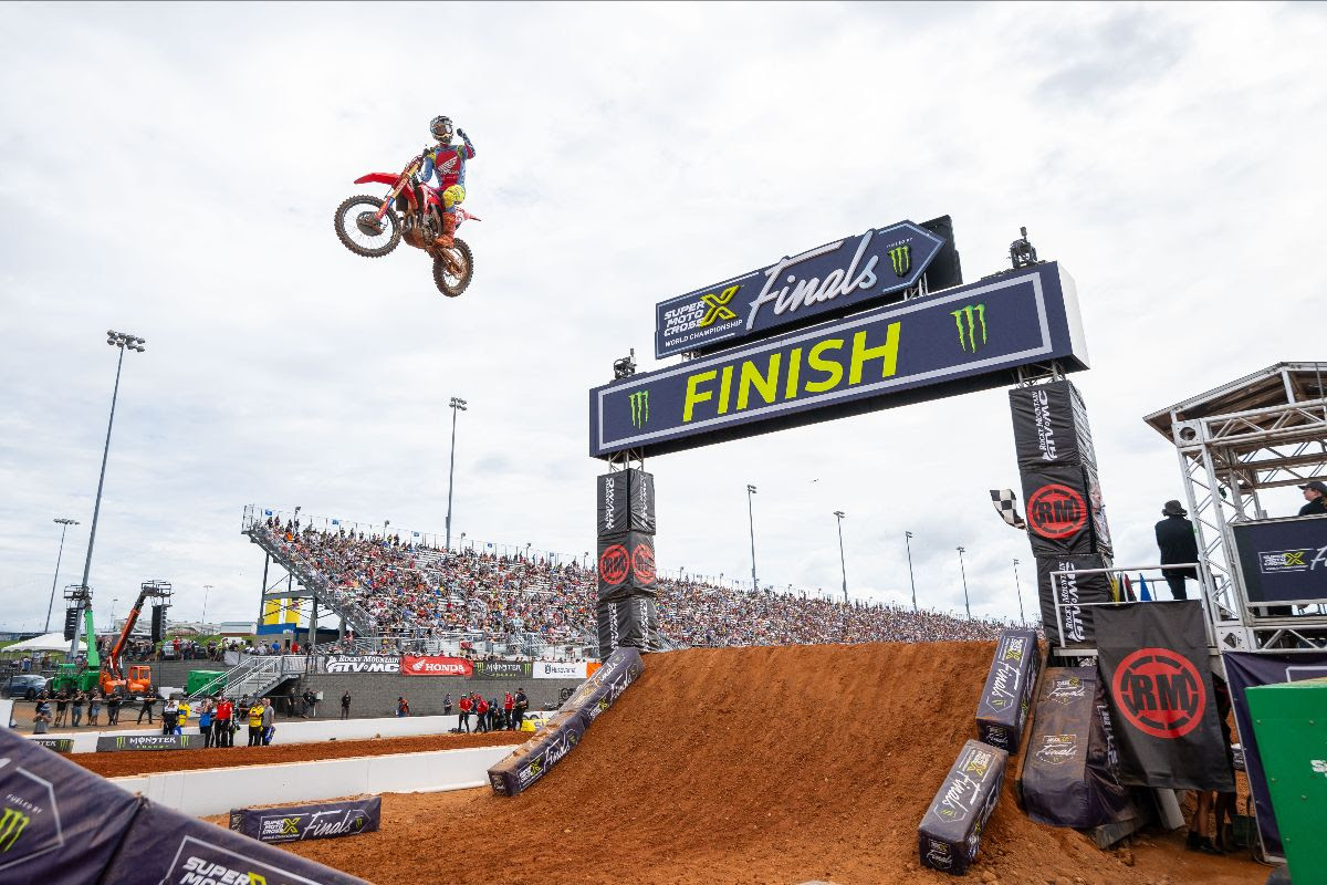 Chase Sexton earned perfect 1-1 Moto scores in Charlotte to prove he's the racer to beat in the sport's first ever post-season. Photo Credit: Feld Motor Sports, Inc.  
