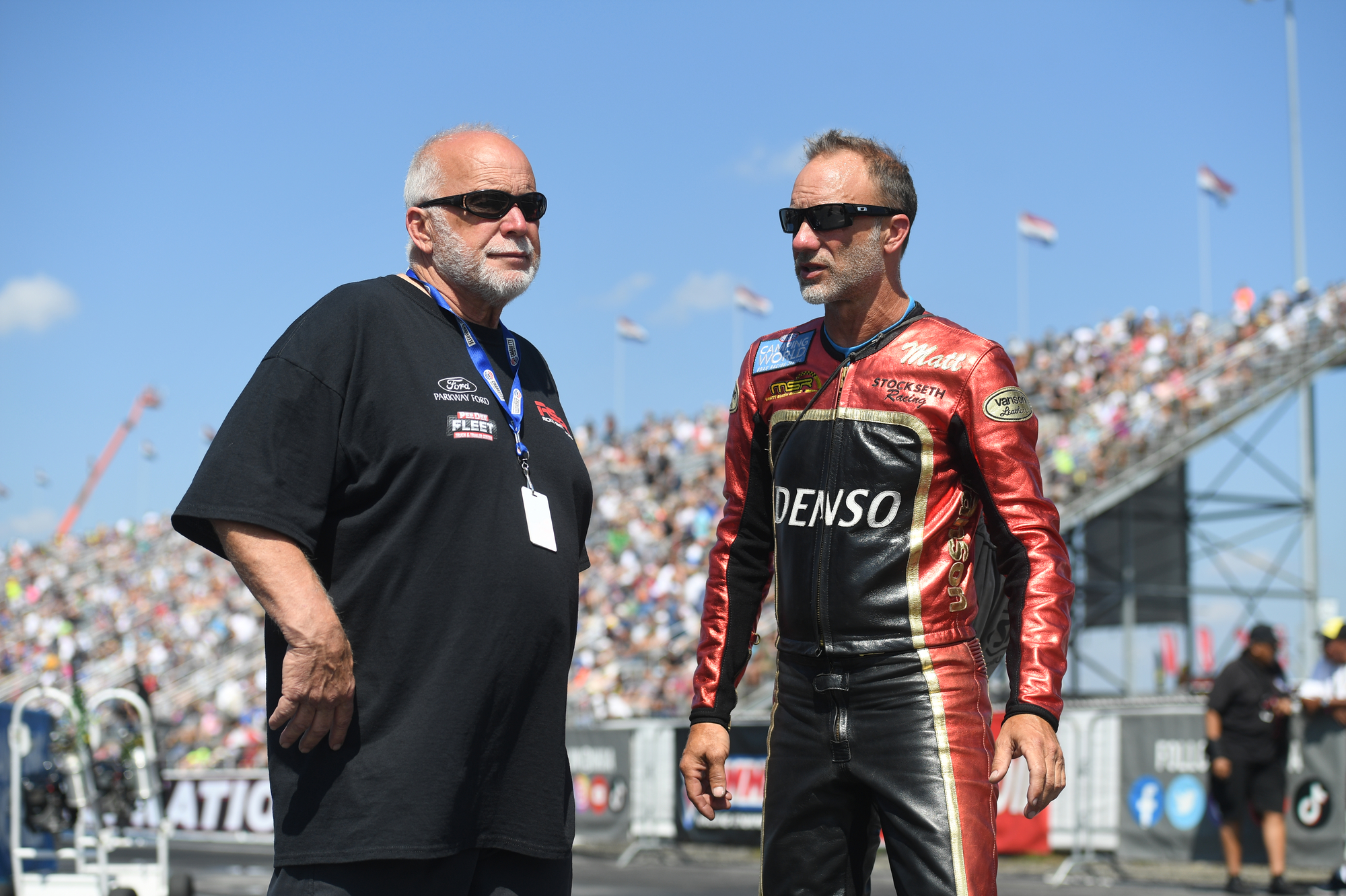 Matt Smith and father "Tricky" Rickie Smith