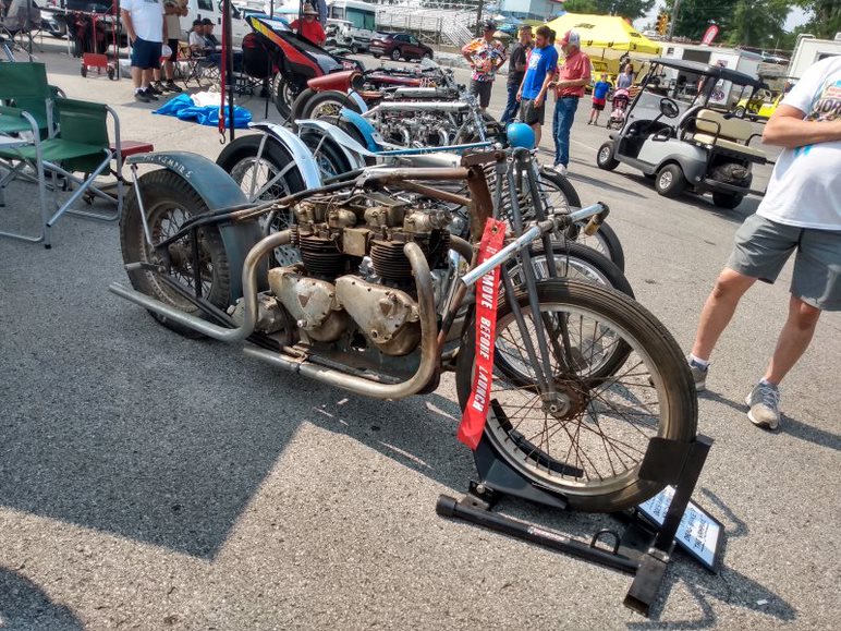 Double engine drag bike