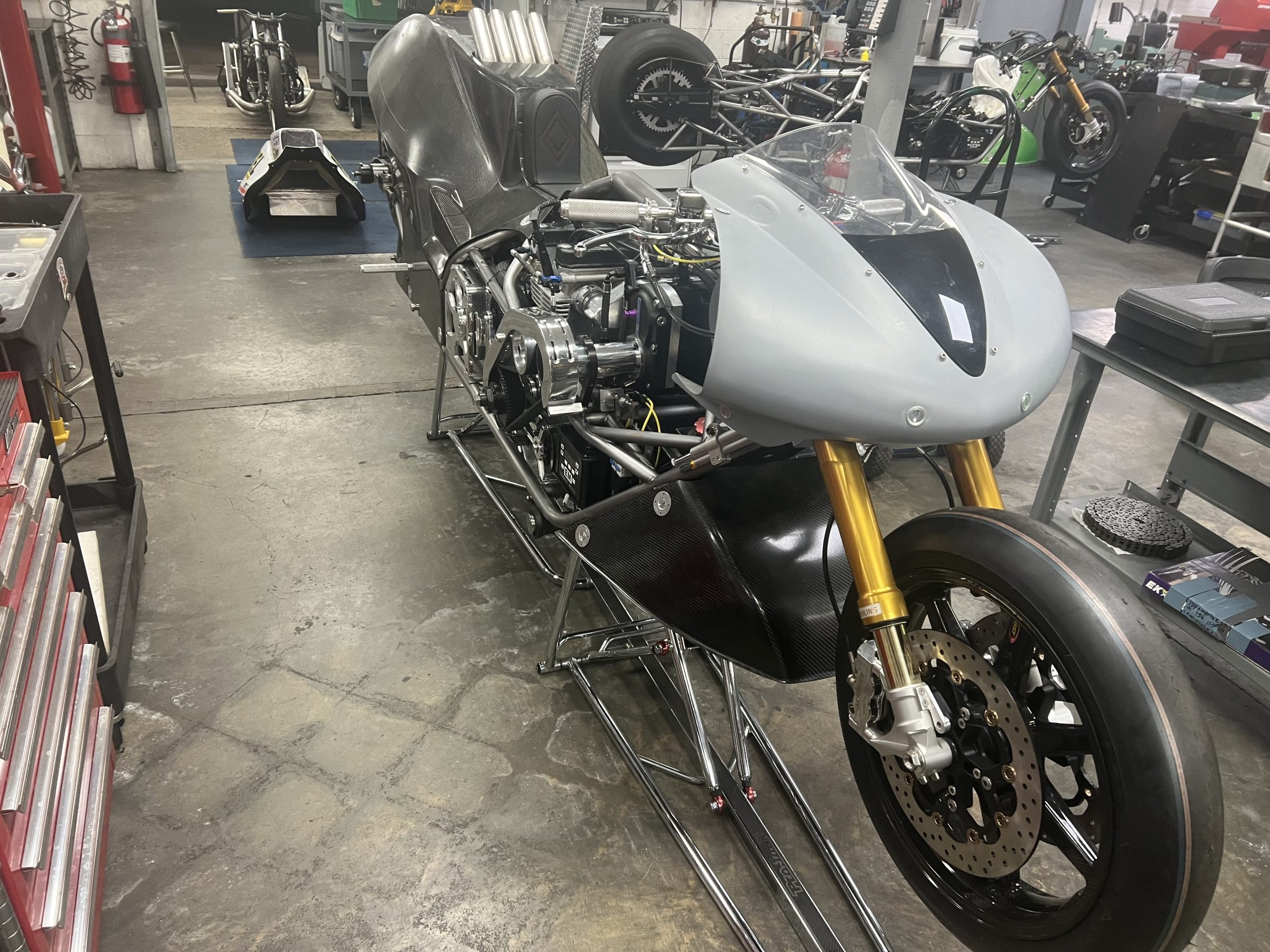 Dave Vantine New Top Fuel Motorcycle