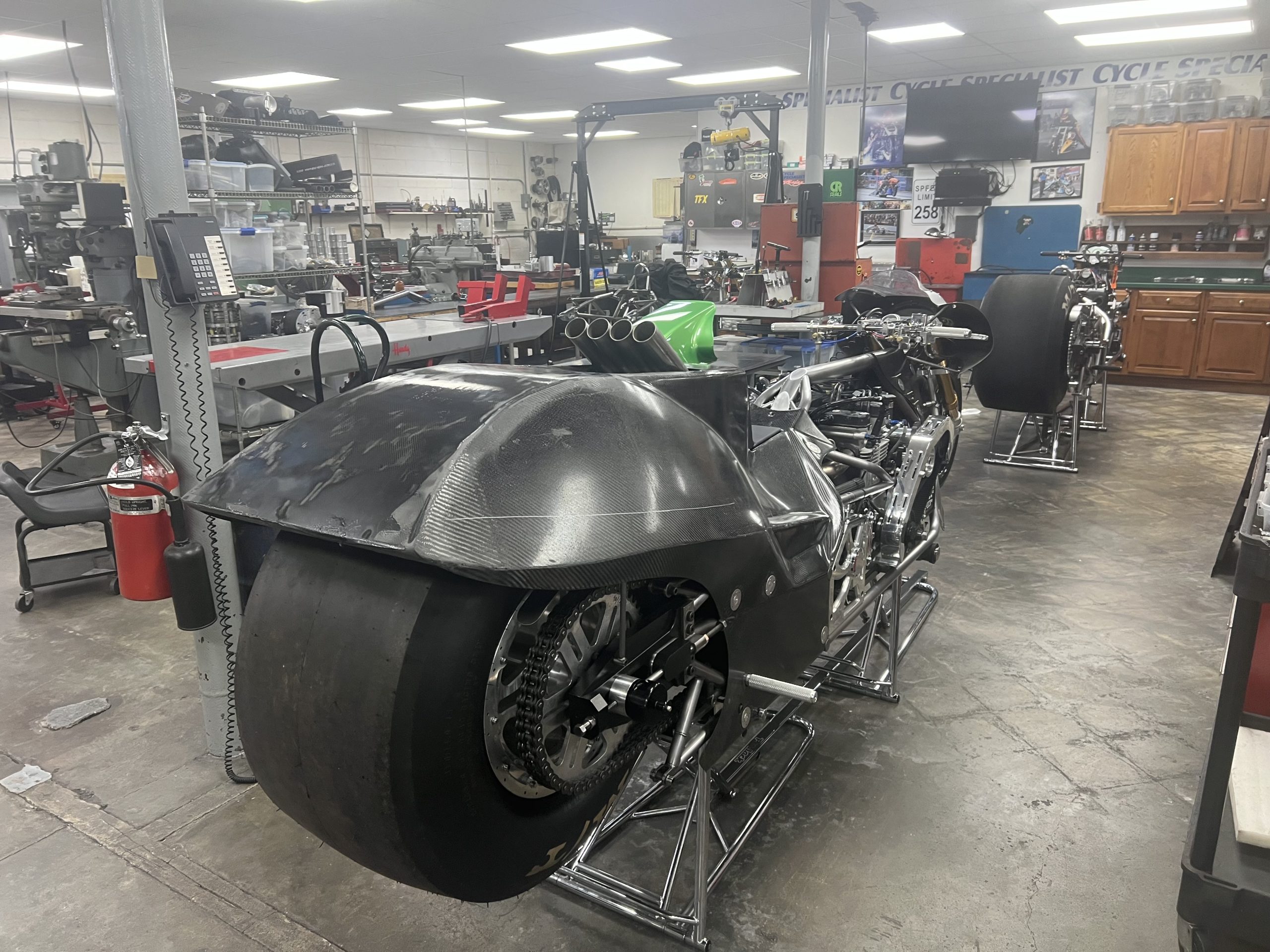 Dave Vantine New Top Fuel Motorcycle