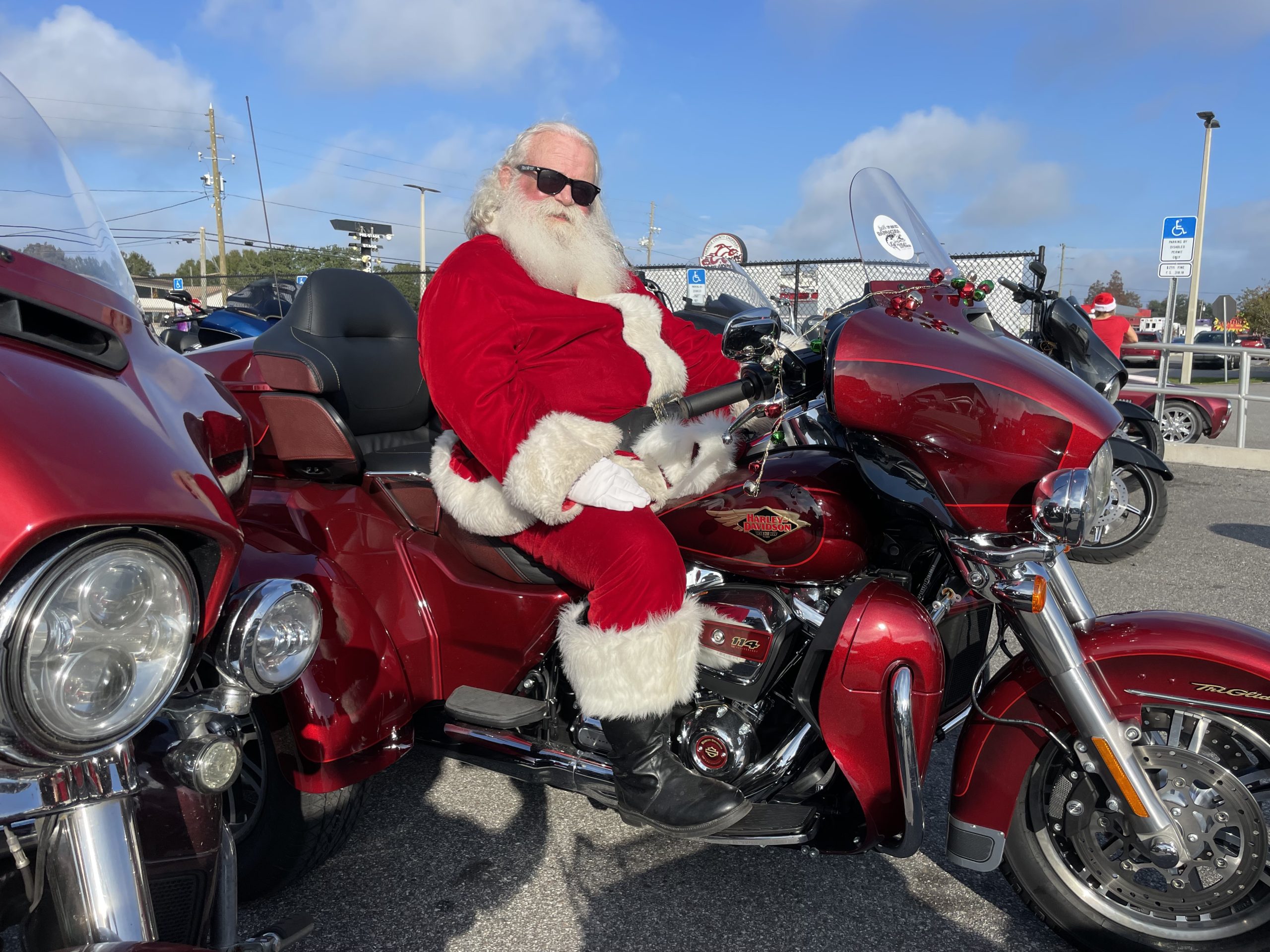 Santa Claus Biker