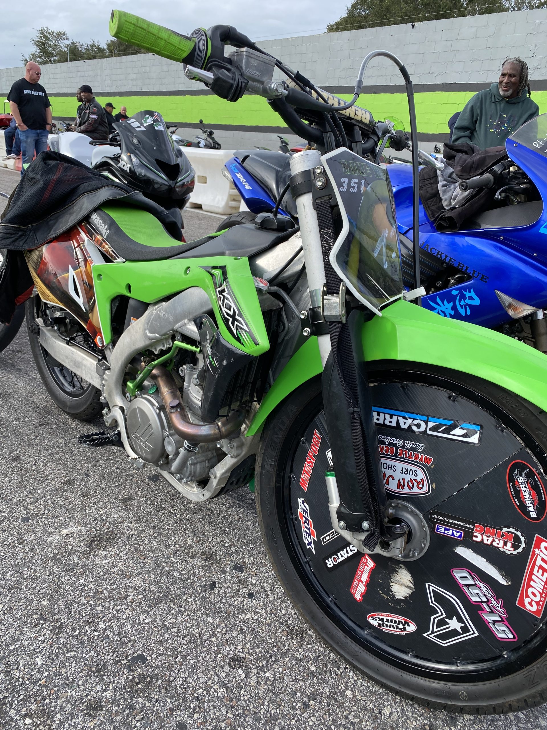 Kawasaki Dirt Bike Drag Bike